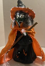 Halloween  Witch Queen Fiber Optic Jack-o-lan...