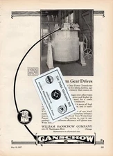 Boston Gear Works Sales Co. - William Ganschow Co. - 1927 advertisements