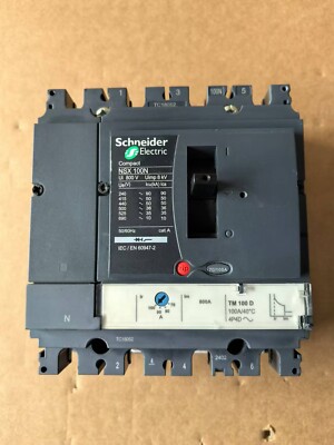 LV429860 Schneider Molded Case Circuit Breaker Compact NSX100N TM100D 100A 4P4D