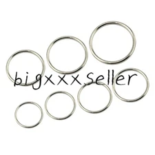 7size Male Metal Ball Stretchers Delay Binding Delay Rings Physical Exercise