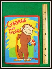 GEORGE WAS HERE - Completed Handmade Cloth Fabric Soft Book Child Baby Gift