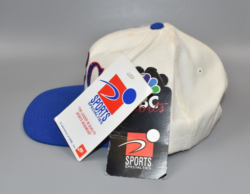 NBC Sports Vintage Sports Specialties Laser Snapback Cap Hat - NWT - Imagen 5 de 9