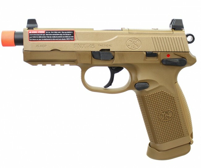 CYBERGUN FN Herstal FNX-45 Tactical Gas Blowback Airsoft Pistol by