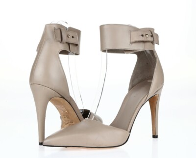 Vince Ada Womens Taupe Leather Pointy 