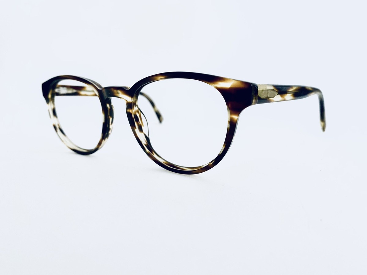 Warby Parker Leopard Tortoise Oval Round Lucite Glasses