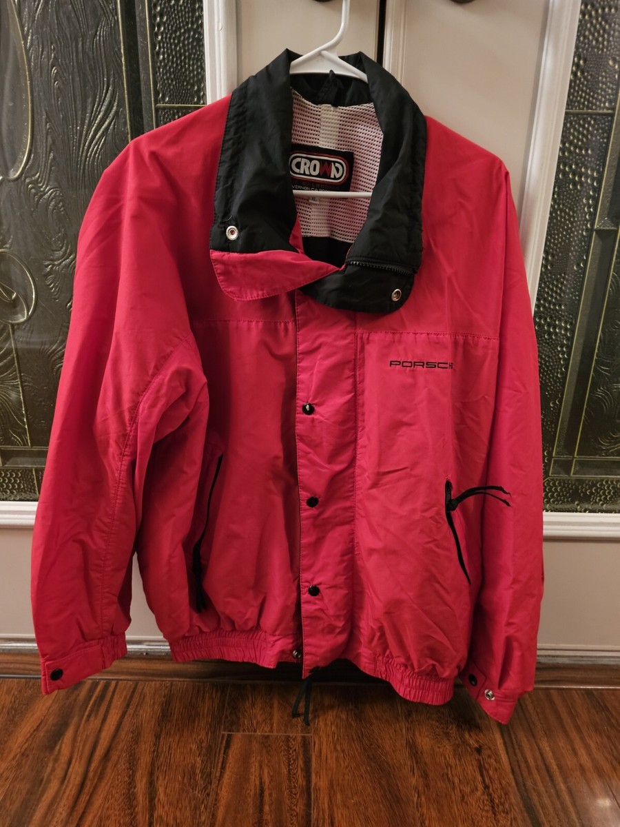 ポルシェドライバージャケット Vintage Porsche Driving Jacket/Crown Of Vernon California-Size XL