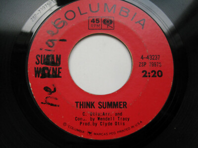 Susan Wayne Think Summer Vg 45 Rpm Record Ebay ebay