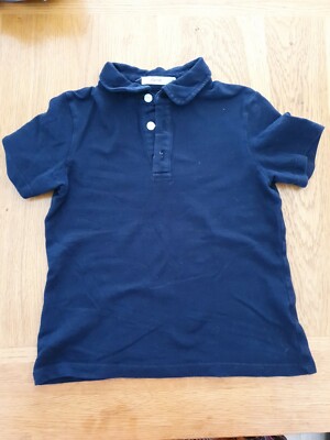 Marineblaues Kurzarm-T-Shirt von Harris - 100 % Baumwolle - 6 Jahre
