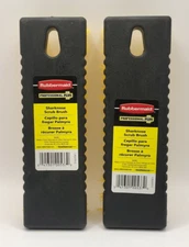 Rubbermaid Sharknose Scrub Brush Pro Plus Cleaning Flat Handle Palmyra 2 PACK