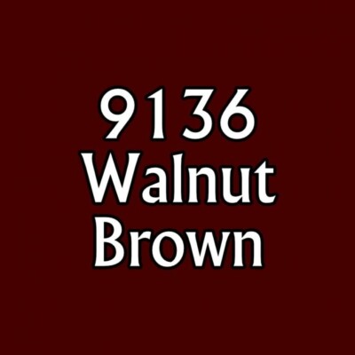 WALNUT BROWN Reaper Miniatures Master Series Paints REM09136 (0.5 oz Bottle)