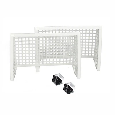 TIPP-KICK Ersatztore Plastik 2 Stück plus 2 Bälle Tor Set zwei Plastiktore Ball