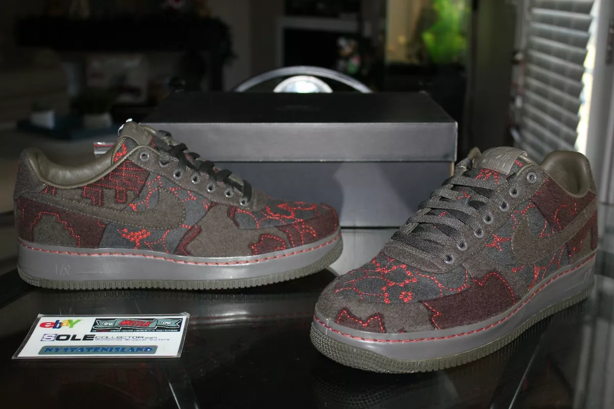 Deadstock Nike Air Force 1 Low Supreme 1World Maharam Moss 363171-031 Size 10.5