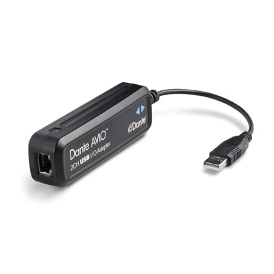 Audinate Dante AVIO 2x2 USB I/O Adapter for Dante Audio Network