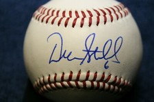 DREW STUBBS AUTOGRAPHED SIGNED BASEBALL CLEVELAND INDIANS