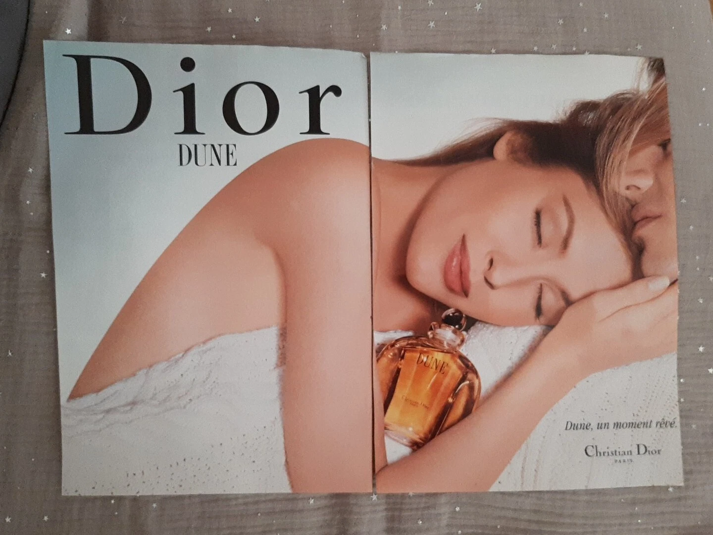 Publicité papier Parfum. Perfume Ad C. Dior Dune de 1995