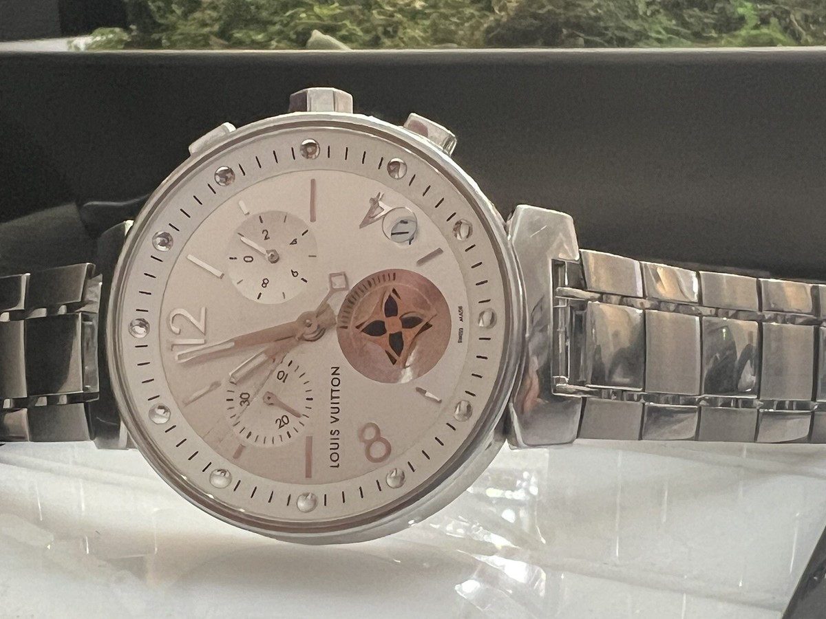 Louis Vuitton Tambour Moon Star Q8D10 Chronograph | eBay