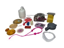 Barbie Vintage Play Kitchen Lot Phone Plates Radio Toaster