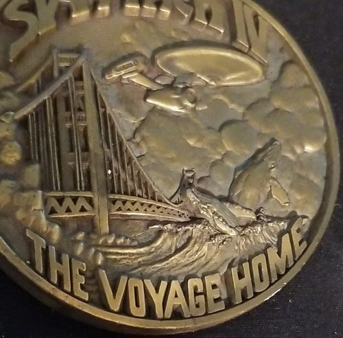 1986 Lincon Enterprises Star Trek IV The Voyage Home Medaillon Medaille mit Band - Bild 5 von 7