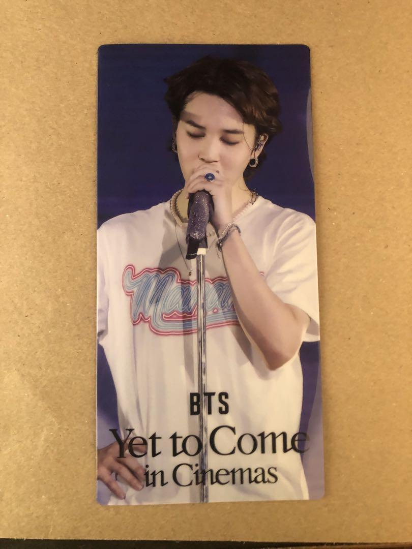 BTS Yet to Come in cinemas Japan Limited Official Ticket