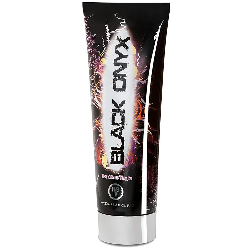 Power Tan Black Onyx Tingle hot citrus Tan bed Lotion Cream Accelerator 250ml