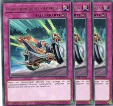 yugioh 3x Gladiatorungeheuer-Streitwagen MZTM-DE105 RARE 1AUFLAGE DEUTSCH