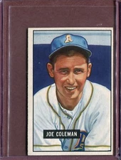 1951 Bowman 120 Joe Coleman EX #D127811