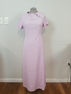 ME&MA Lilac Vtg Chinese Traditional Cheongsam, Qipao Women Dress, NWT