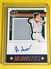 Adam Hachman 2023 USA Stars & Stripes 18U Silhouettes Patch Auto 021/200 #SIL-AH