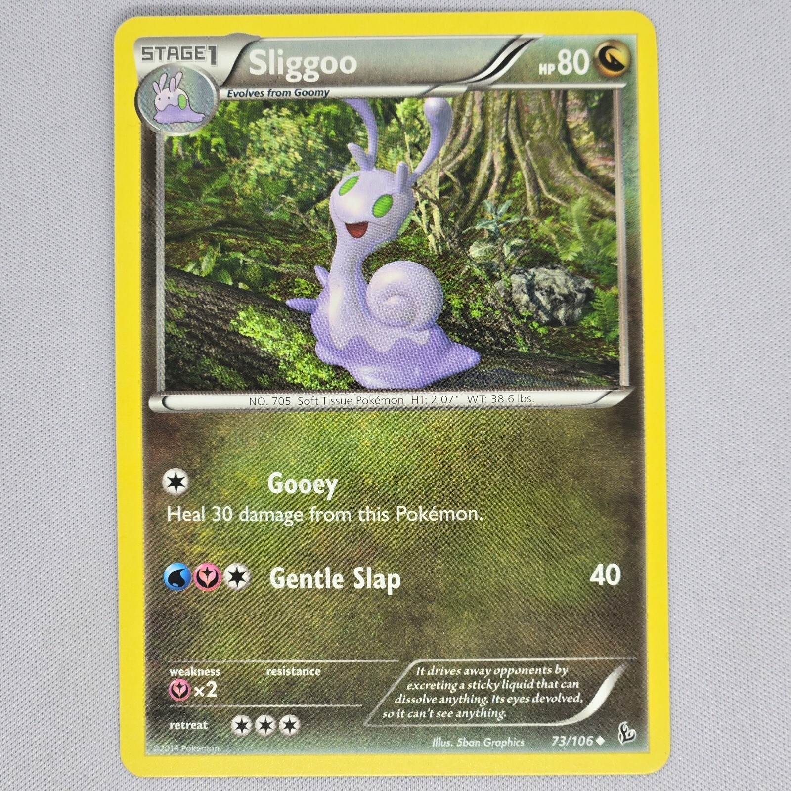 Sliggoo 73/106 Flashfire Regular Uncommon Pokemon Card TCG English LP