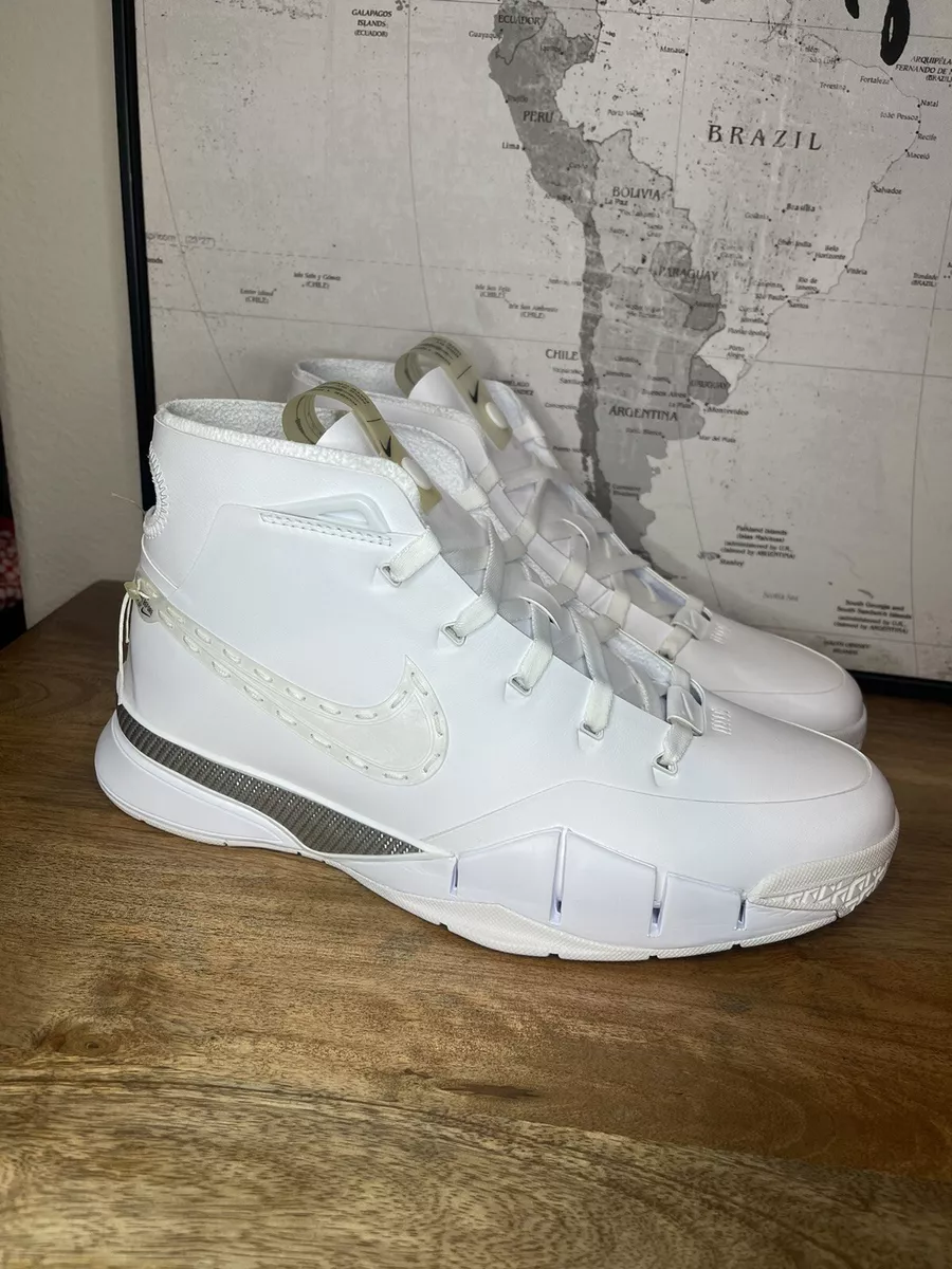 estante Estrecho de Bering Hacia abajo Nike Kobe 1 NCXL Protro Noise Cancelling Triple White Platinum Men 11  CI9911-110 | eBay