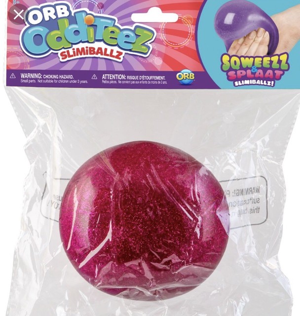 pink squishy ball