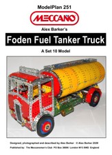 Modelo Meccano Plan - Camión cisterna de combustible Foden