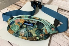 KAVU Spectator Fanny Pack Bag Double Zip Pocket-NEW Without Tags