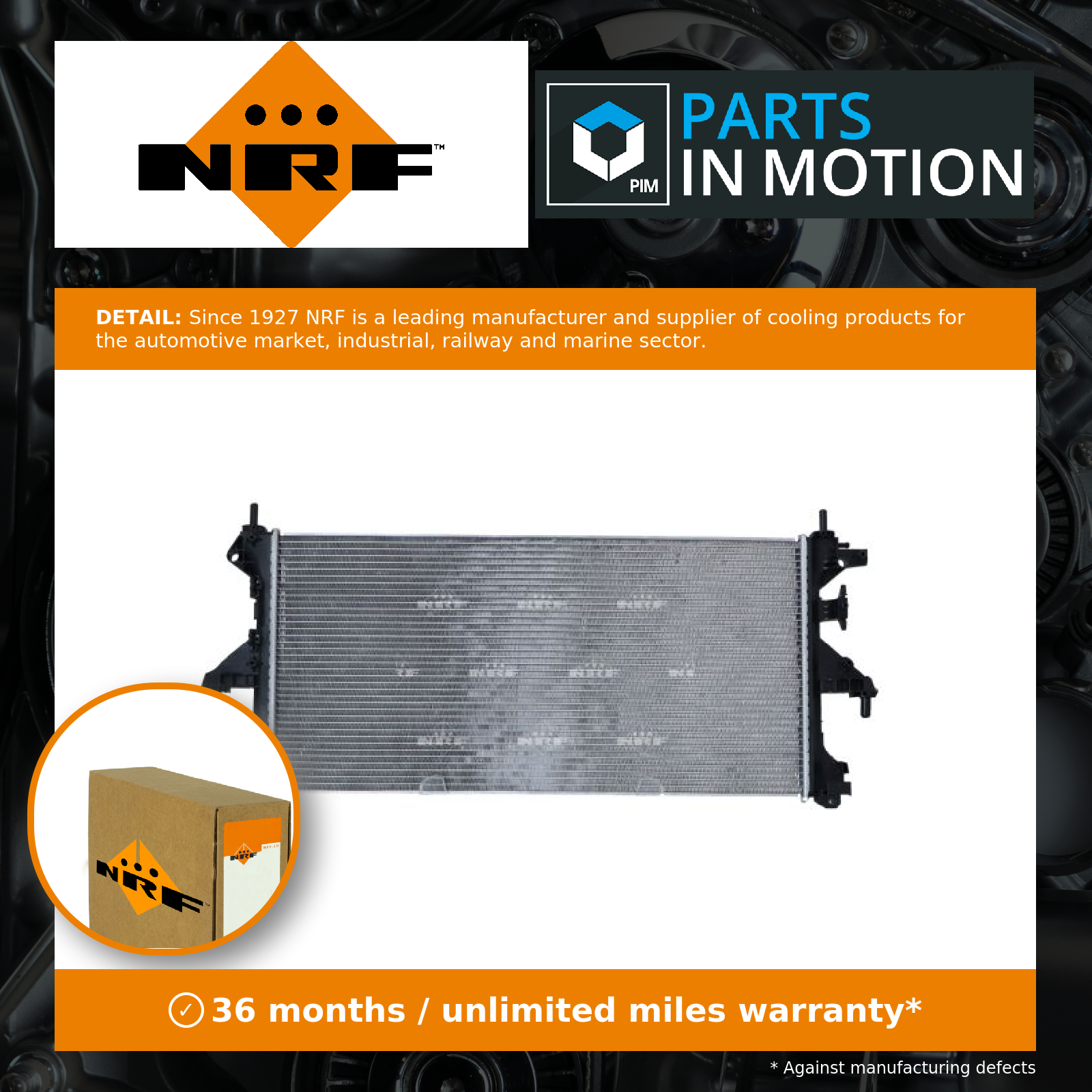 Radiator fits PEUGEOT BOXER 2.2D 2006 on NRF 1330Q3 1330Z4 1333C7 1333E5 Quality
