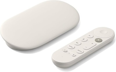 Google TV Streamer 4K Fast Streaming Device in 4K HDR 32 GB of Storage Porcelain