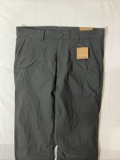 Eddie Bauer Rainier Fleece Lined Pants Men s Size 34x32 Gray Outdoor Hiking