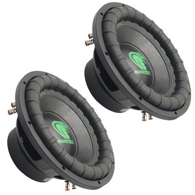 2x Audio360 ADS1260 12'' Car Subwoofers 2500W Max Power for Deep Bass