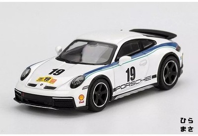 Diecast Miniature Car 1/64 Porsche 911 Dakar Rally 1974 LHD Mini GT Series