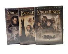 Lord of the Rings Trilogy DVD Lot   Fellowship, Towers, Return   Fullscreen