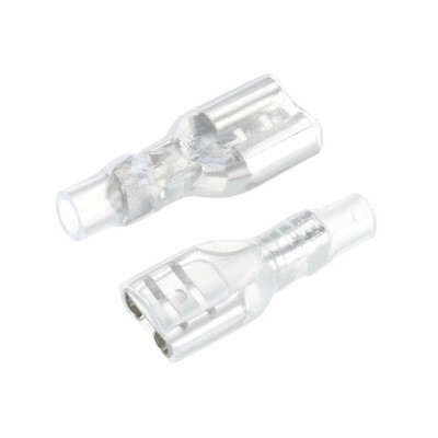 100pcs 6.3mm Quick Splice Wire Terminals Female Connector  *uq