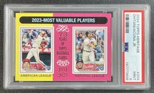 SHOHEI OHTANI RONALD ACUNA JR PSA 9 2024 TOPPS HERITAGE #204 MVPS MVP 3898