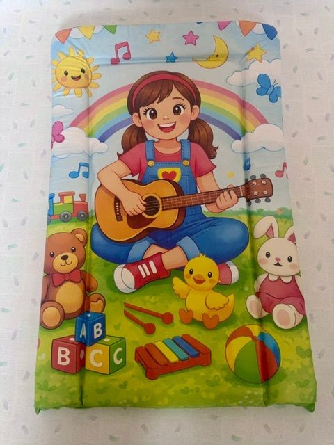 Baby Changing Mat Pad – Miss Rosie – Wipeable Padded Waterproof Rachel PVC