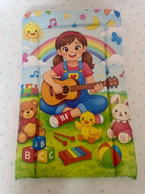 Baby Changing Mat Pad – Miss Rosie – Wipeable Padded Waterproof Rachel PVC
Opens in a new window or 