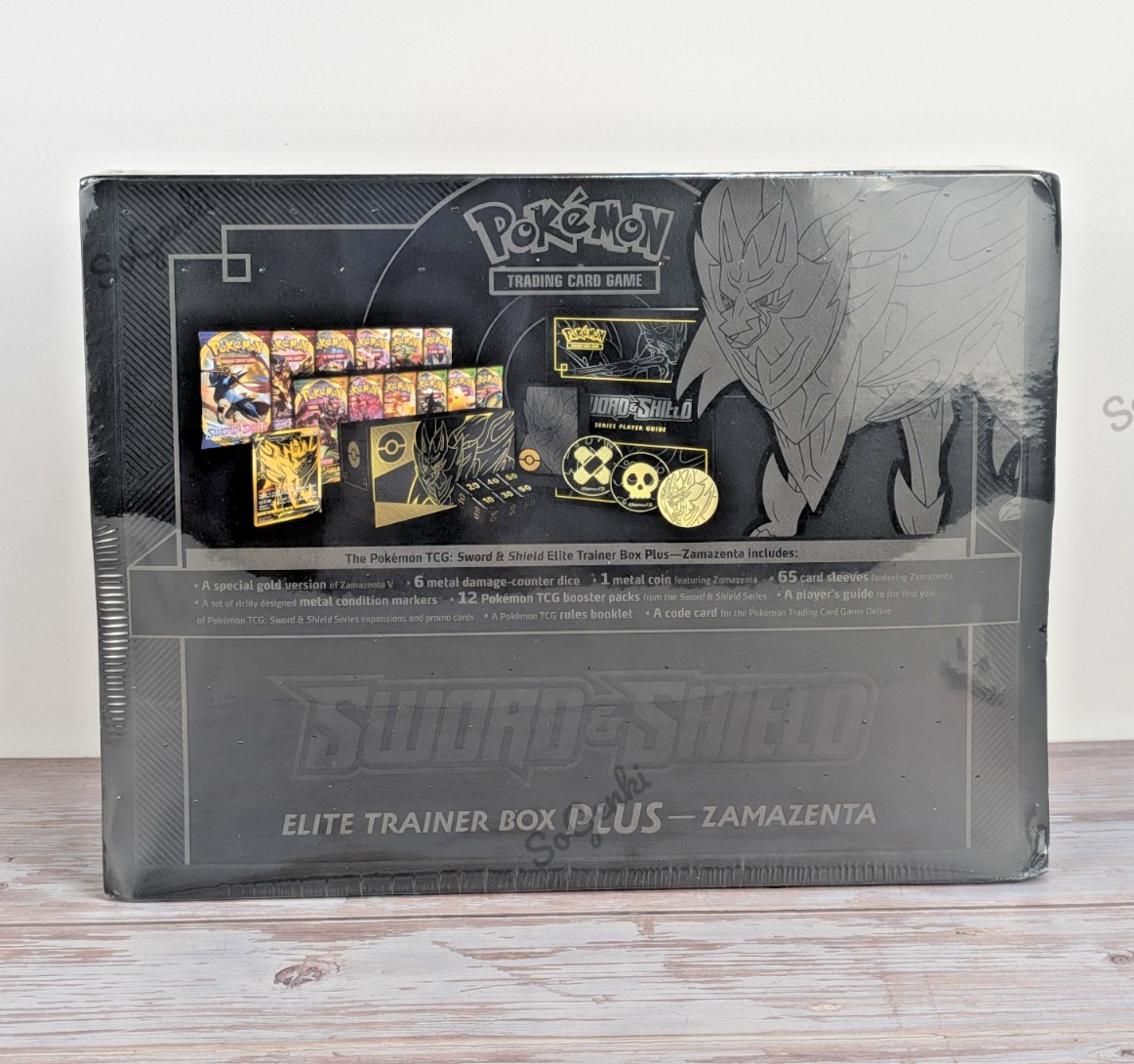 Pokemon TCG Sword & Shield Zamazenta Elite Trainer Box Plus ETB
