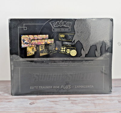 Pokemon TCG Sword & Shield Zamazenta Elite Trainer Box Plus ETB