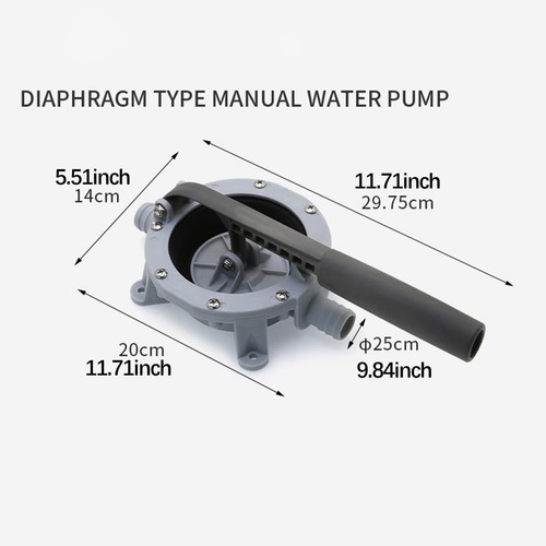 Manual Bilge Pump Diaphragm Hand Bilge Pump for Marine Boat Kayaks - Picture 6 of 7