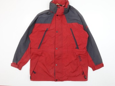 Regatta Herren rot grau wasserdicht Parka Jacke M 40in Outdoor Wandern