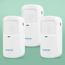 HOMSECUR 3pcs Pet-Immune PIR Detector For 433MHz Home Burglar Alarm System