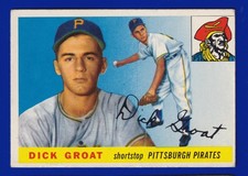 DICK GROAT pirates 1955 TOPPS #26 VERY GOOD 