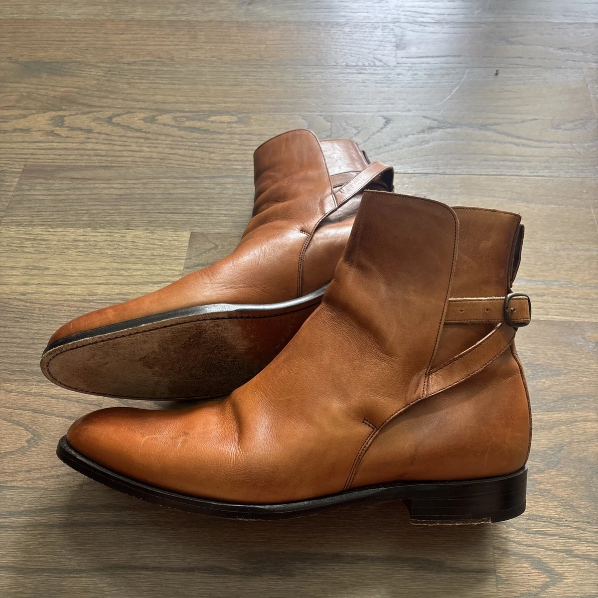 GRENSON for Charles Tyrwhitt SZ US 12 UK 11 Classic Full Strap Jodhpur Boot READ Charles Tyrwhitt Leather Boots for Men for sale | eBay main image 2